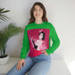 Step Back in Time with Retro Woman 40s Style Unisex Heavy Blend™ Crewneck Sweatshirt Ichaku [Perfect Gifts Selection]