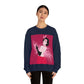 Step Back in Time with Retro Woman 40s Style Unisex Heavy Blend™ Crewneck Sweatshirt Ichaku [Perfect Gifts Selection]