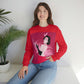 Step Back in Time with Retro Woman 40s Style Unisex Heavy Blend™ Crewneck Sweatshirt Ichaku [Perfect Gifts Selection]