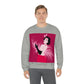 Step Back in Time with Retro Woman 40s Style Unisex Heavy Blend™ Crewneck Sweatshirt Ichaku [Perfect Gifts Selection]