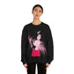 Step Back in Time with Retro Woman 40s Style Unisex Heavy Blend™ Crewneck Sweatshirt Ichaku [Perfect Gifts Selection]