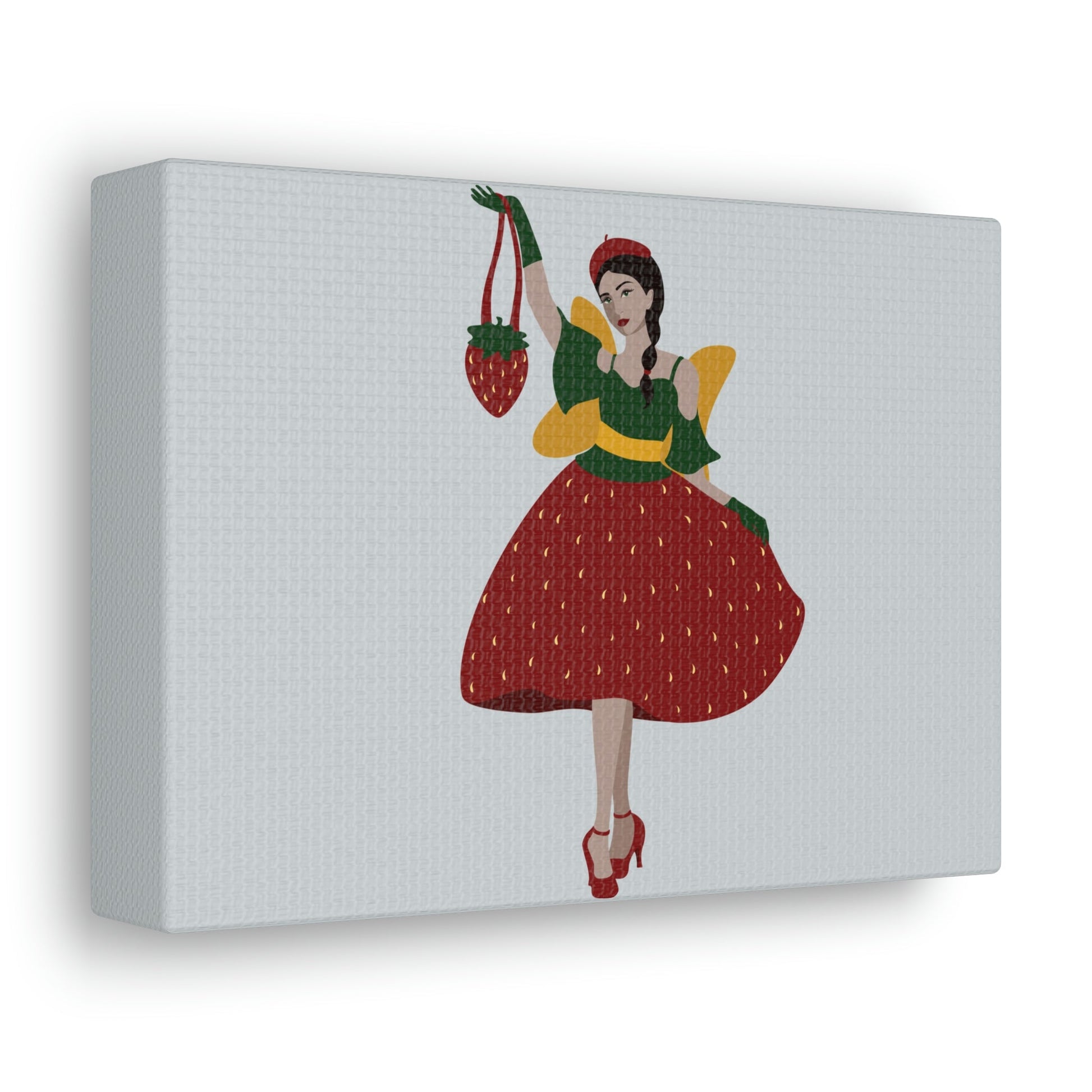 Strawberry Fairy Print Aesthetic Classic Art Canvas Gallery Wraps Ichaku [Perfect Gifts Selection]