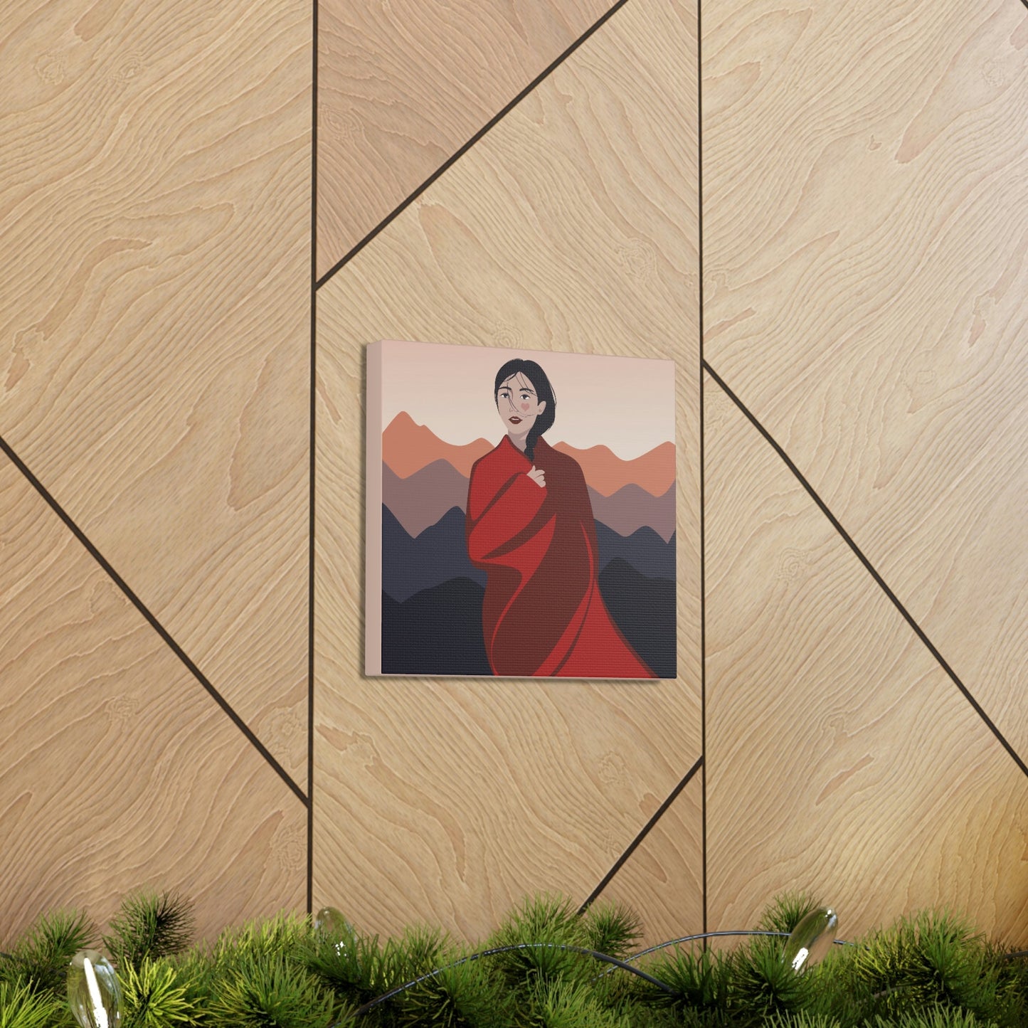 Stunning Woman in Traditional Japan Art Graphic Classic Art Canvas Gallery Wraps Ichaku [Perfect Gifts Selection]