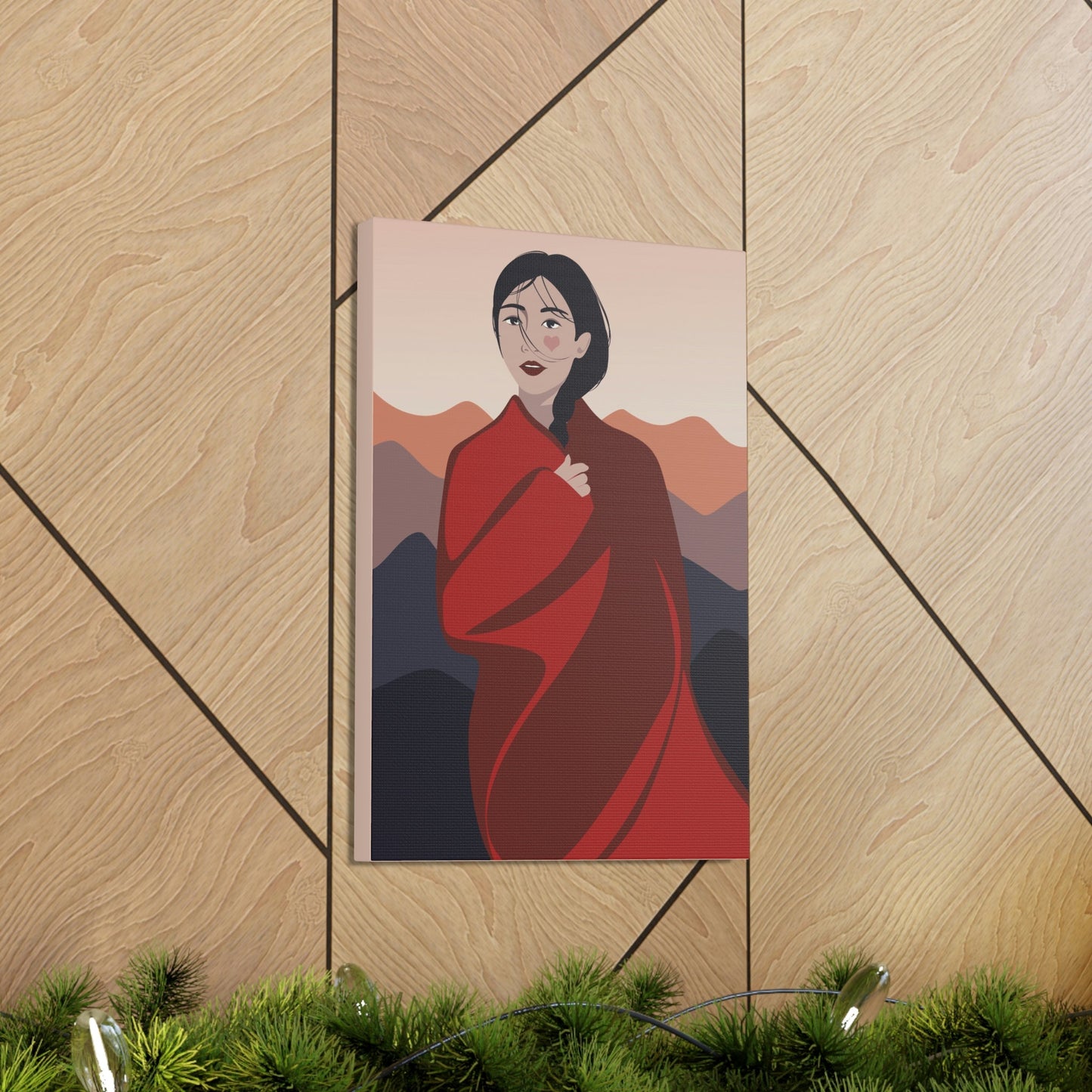 Stunning Woman in Traditional Japan Art Graphic Classic Art Canvas Gallery Wraps Ichaku [Perfect Gifts Selection]