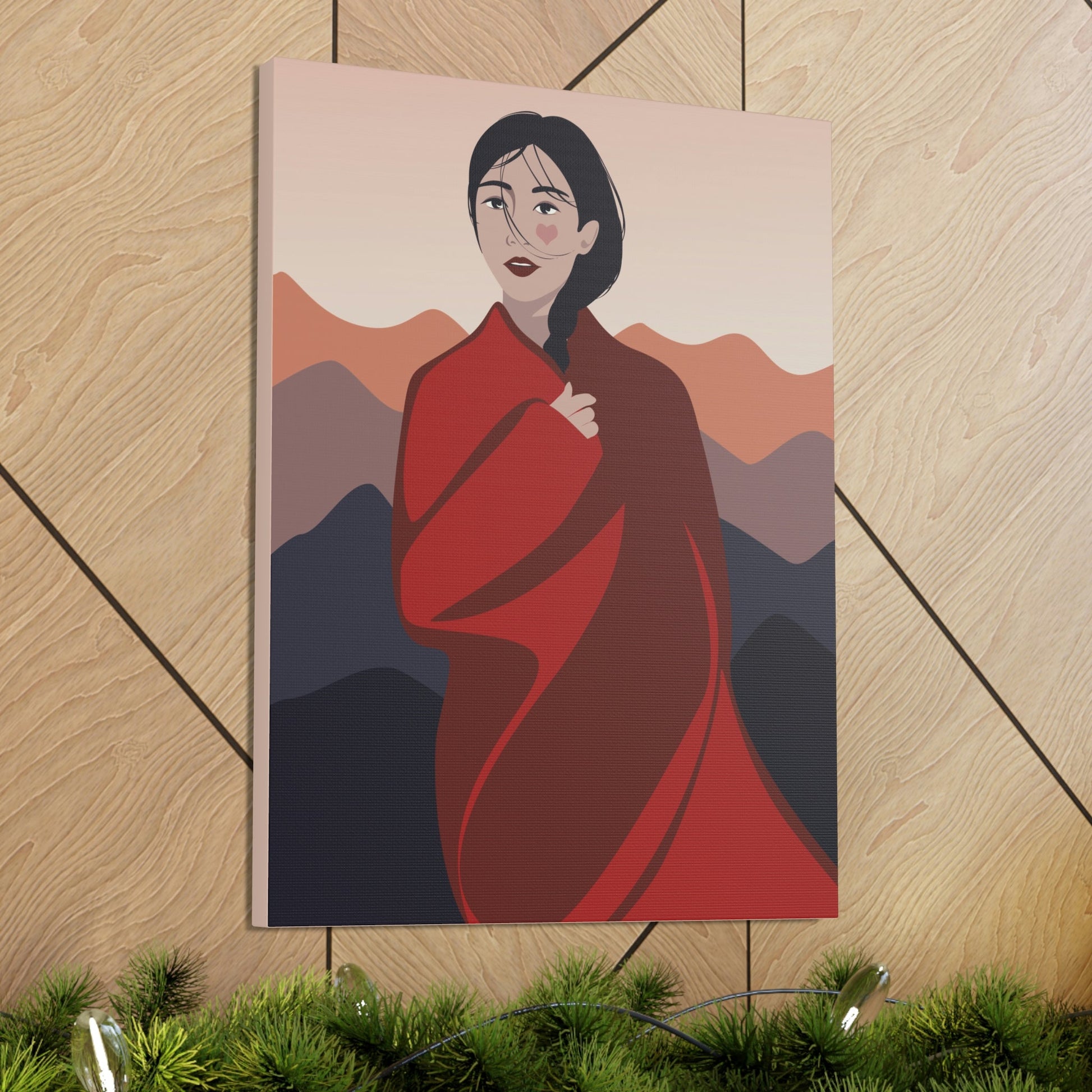 Stunning Woman in Traditional Japan Art Graphic Classic Art Canvas Gallery Wraps Ichaku [Perfect Gifts Selection]