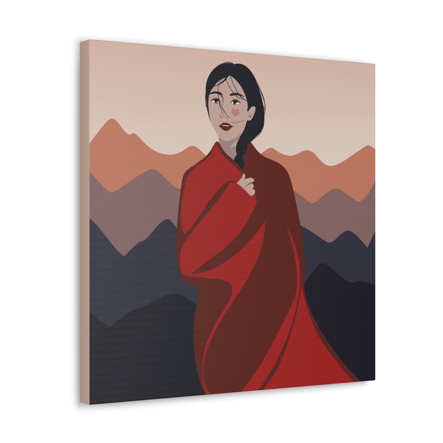 Stunning Woman in Traditional Japan Art Graphic Classic Art Canvas Gallery Wraps Ichaku [Perfect Gifts Selection]