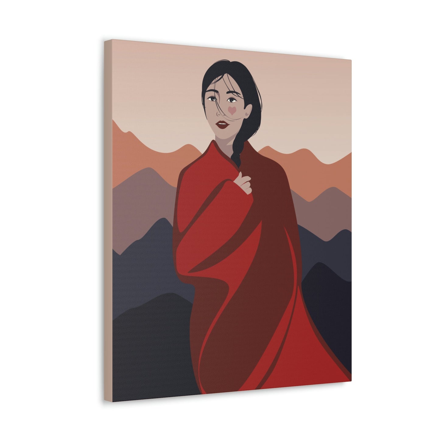 Stunning Woman in Traditional Japan Art Graphic Classic Art Canvas Gallery Wraps Ichaku [Perfect Gifts Selection]