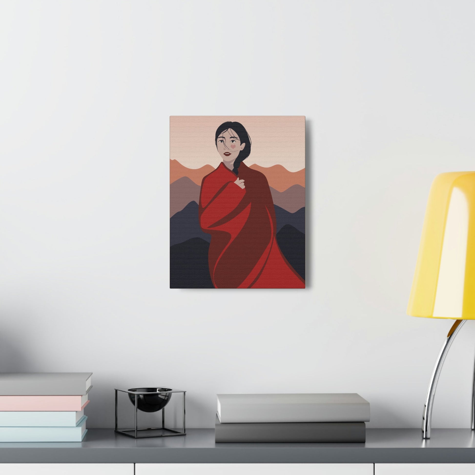 Stunning Woman in Traditional Japan Art Graphic Classic Art Canvas Gallery Wraps Ichaku [Perfect Gifts Selection]