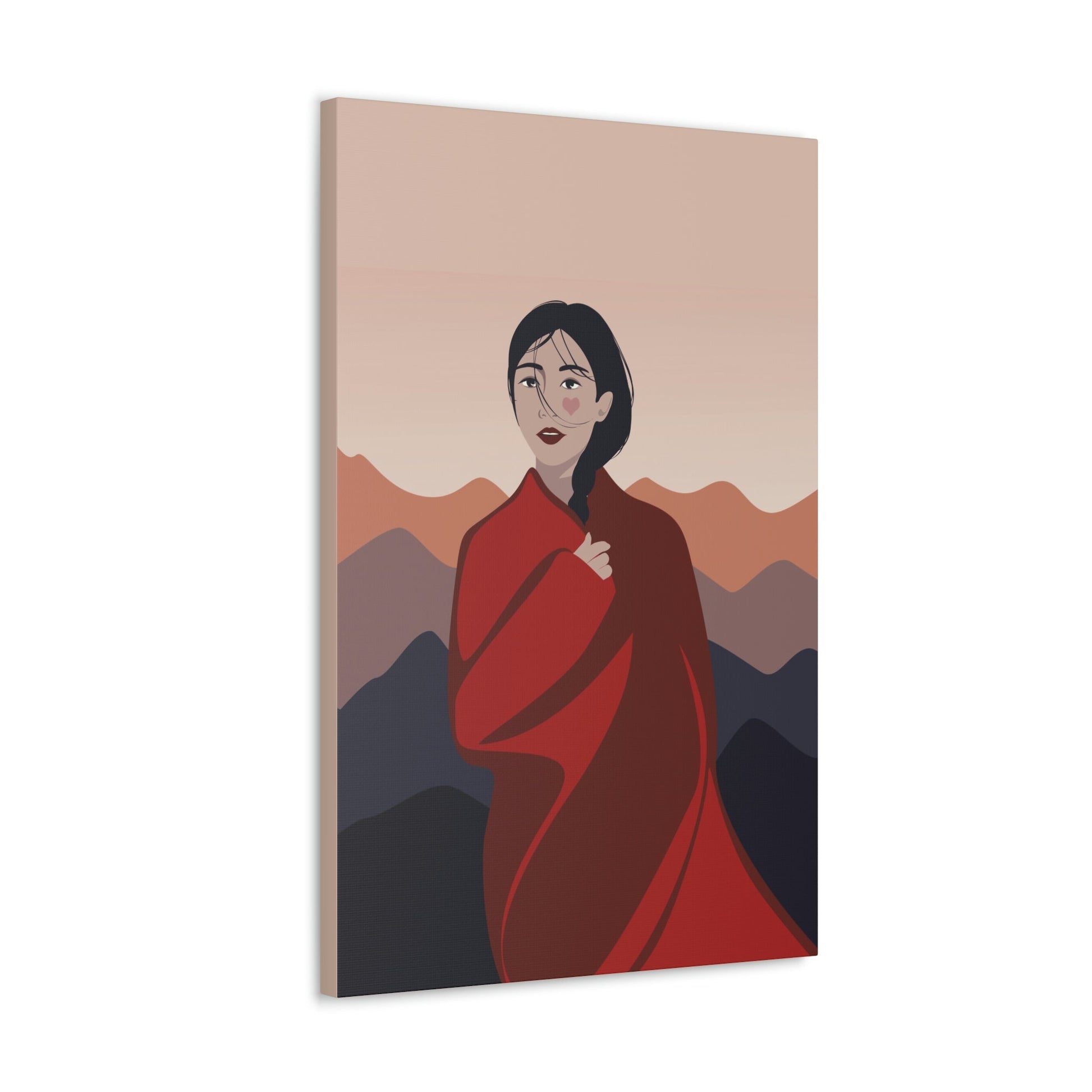 Stunning Woman in Traditional Japan Art Graphic Classic Art Canvas Gallery Wraps Ichaku [Perfect Gifts Selection]