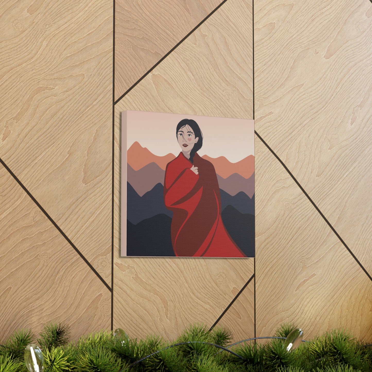 Stunning Woman in Traditional Japan Art Graphic Classic Art Canvas Gallery Wraps Ichaku [Perfect Gifts Selection]