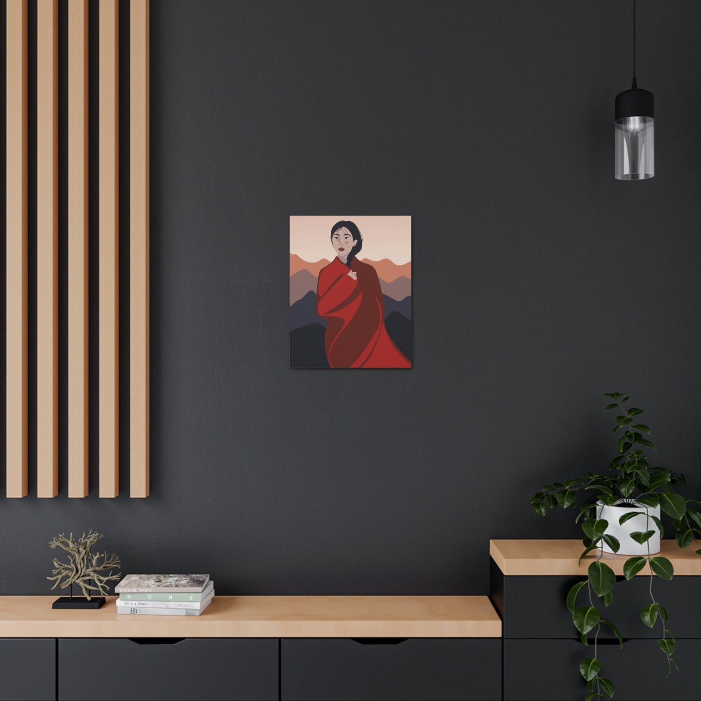 Stunning Woman in Traditional Japan Art Graphic Classic Art Canvas Gallery Wraps Ichaku [Perfect Gifts Selection]