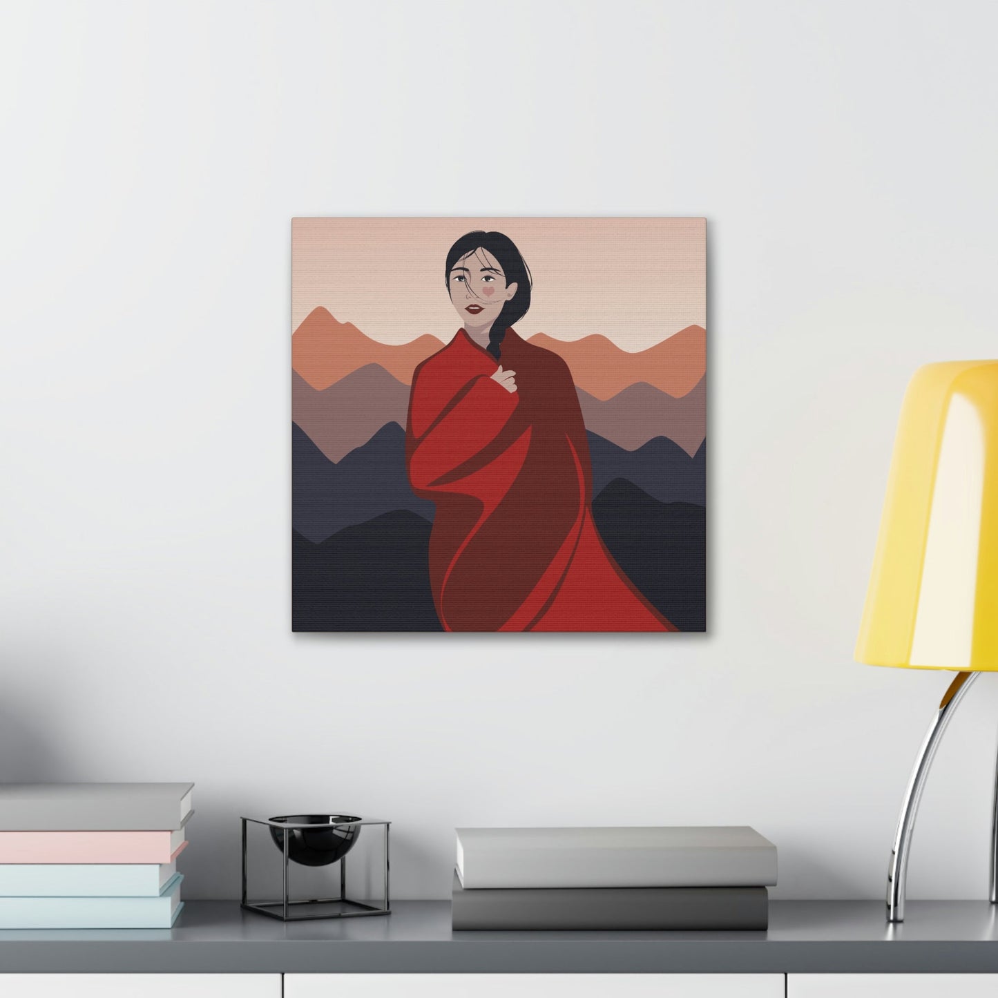 Stunning Woman in Traditional Japan Art Graphic Classic Art Canvas Gallery Wraps Ichaku [Perfect Gifts Selection]