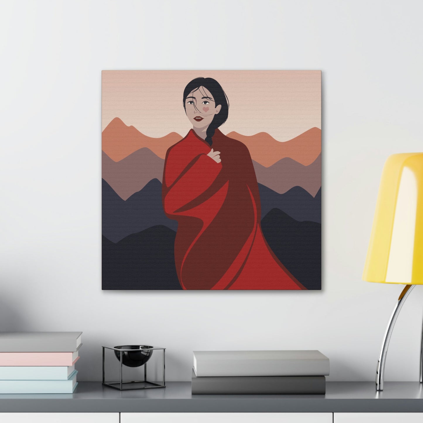 Stunning Woman in Traditional Japan Art Graphic Classic Art Canvas Gallery Wraps Ichaku [Perfect Gifts Selection]