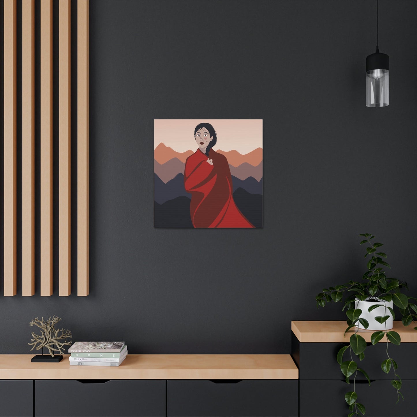 Stunning Woman in Traditional Japan Art Graphic Classic Art Canvas Gallery Wraps Ichaku [Perfect Gifts Selection]