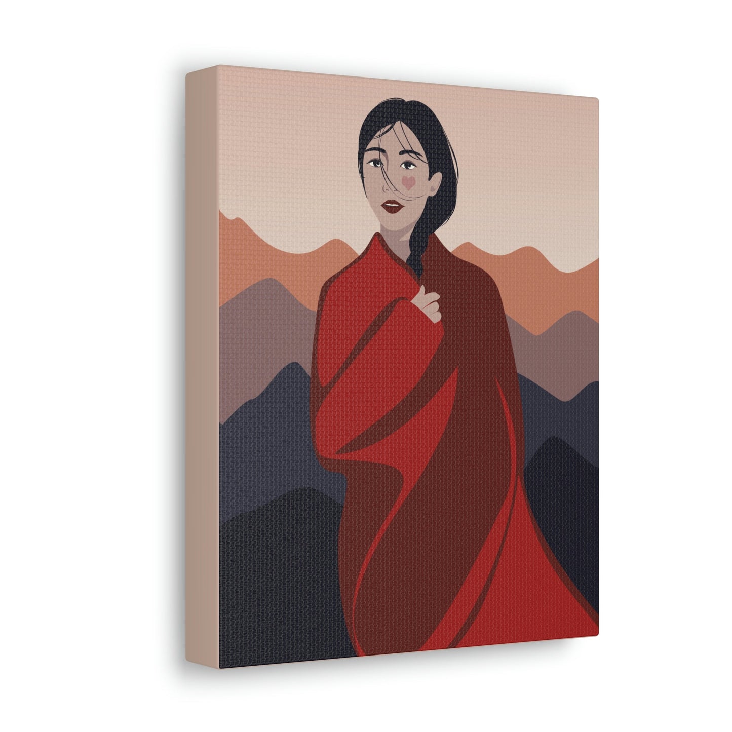 Stunning Woman in Traditional Japan Art Graphic Classic Art Canvas Gallery Wraps Ichaku [Perfect Gifts Selection]