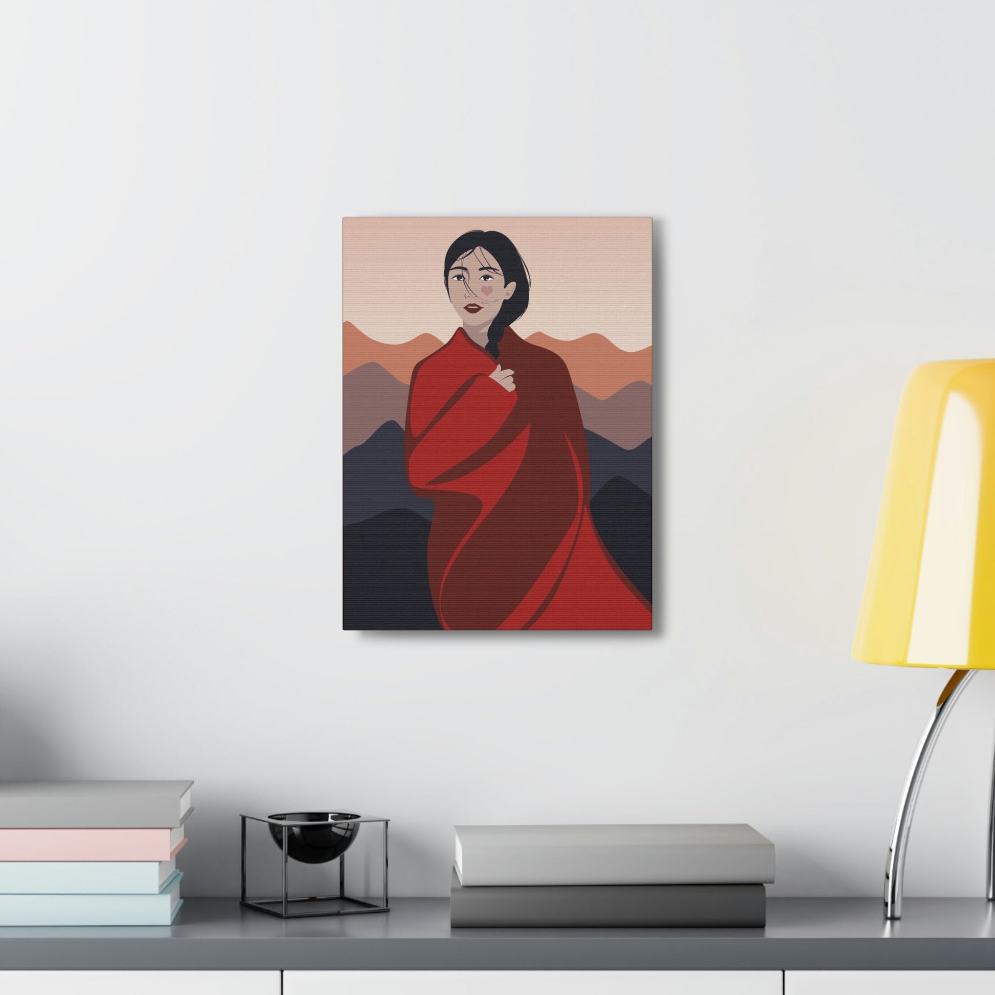 Stunning Woman in Traditional Japan Art Graphic Classic Art Canvas Gallery Wraps Ichaku [Perfect Gifts Selection]