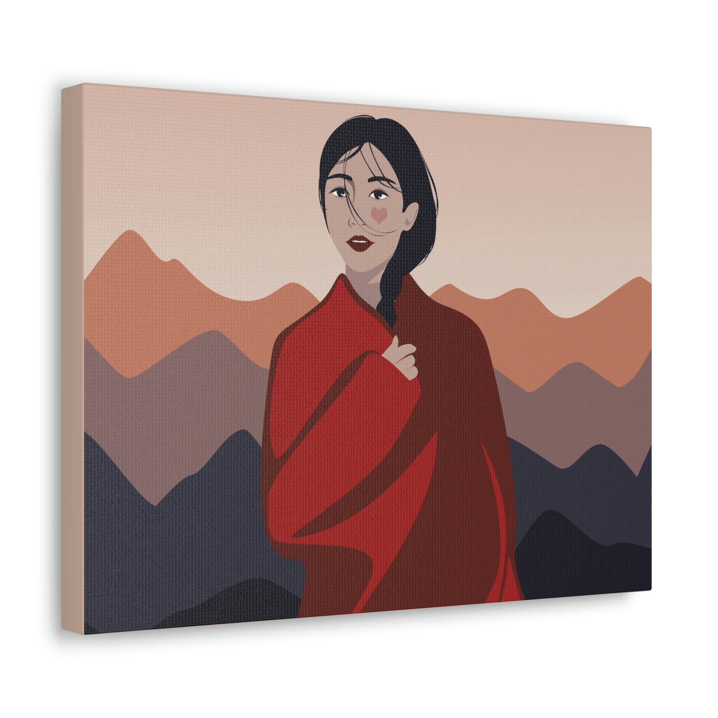 Stunning Woman in Traditional Japan Art Graphic Classic Art Canvas Gallery Wraps Ichaku [Perfect Gifts Selection]