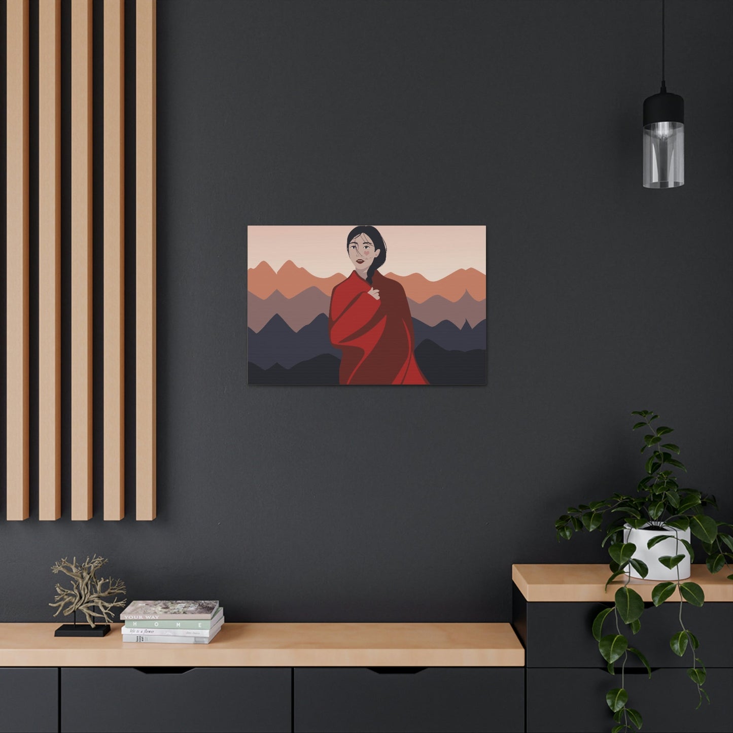 Stunning Woman in Traditional Japan Art Graphic Classic Art Canvas Gallery Wraps Ichaku [Perfect Gifts Selection]