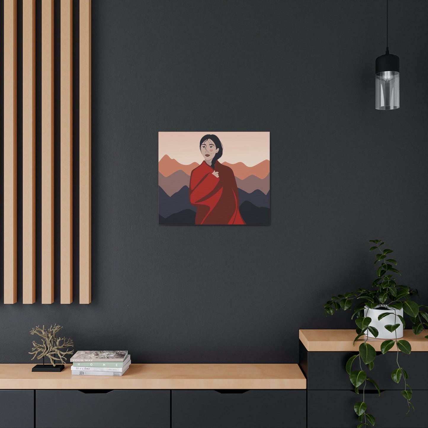 Stunning Woman in Traditional Japan Art Graphic Classic Art Canvas Gallery Wraps Ichaku [Perfect Gifts Selection]