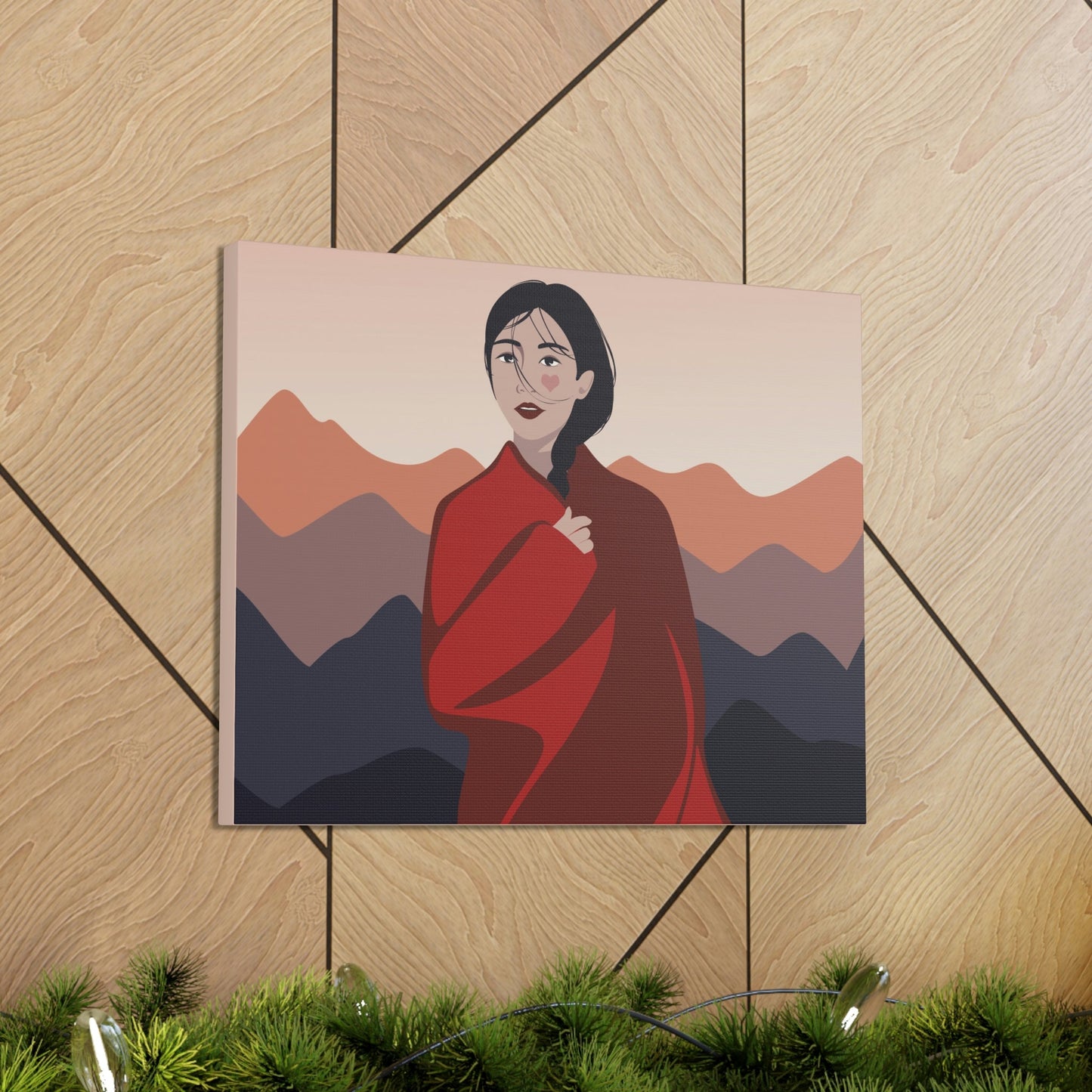 Stunning Woman in Traditional Japan Art Graphic Classic Art Canvas Gallery Wraps Ichaku [Perfect Gifts Selection]