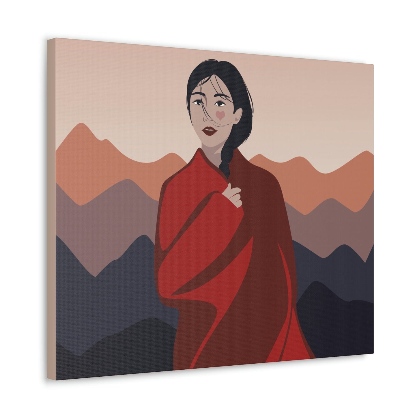 Stunning Woman in Traditional Japan Art Graphic Classic Art Canvas Gallery Wraps Ichaku [Perfect Gifts Selection]