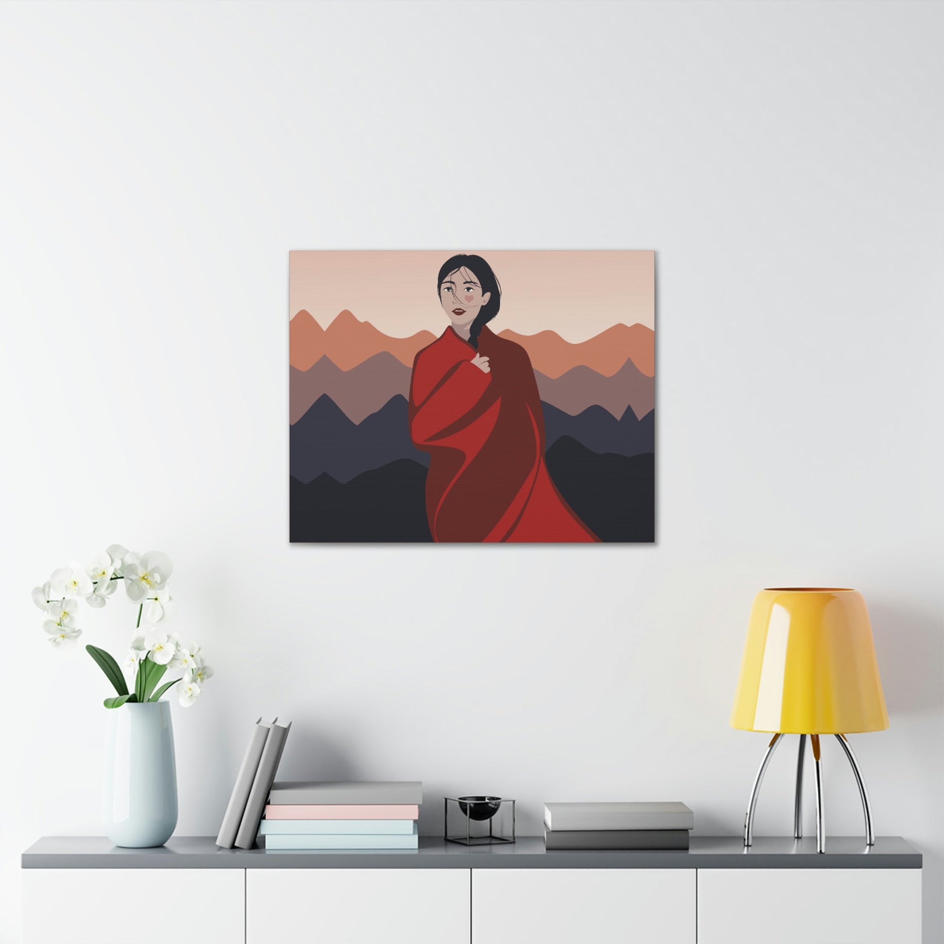 Stunning Woman in Traditional Japan Art Graphic Classic Art Canvas Gallery Wraps Ichaku [Perfect Gifts Selection]