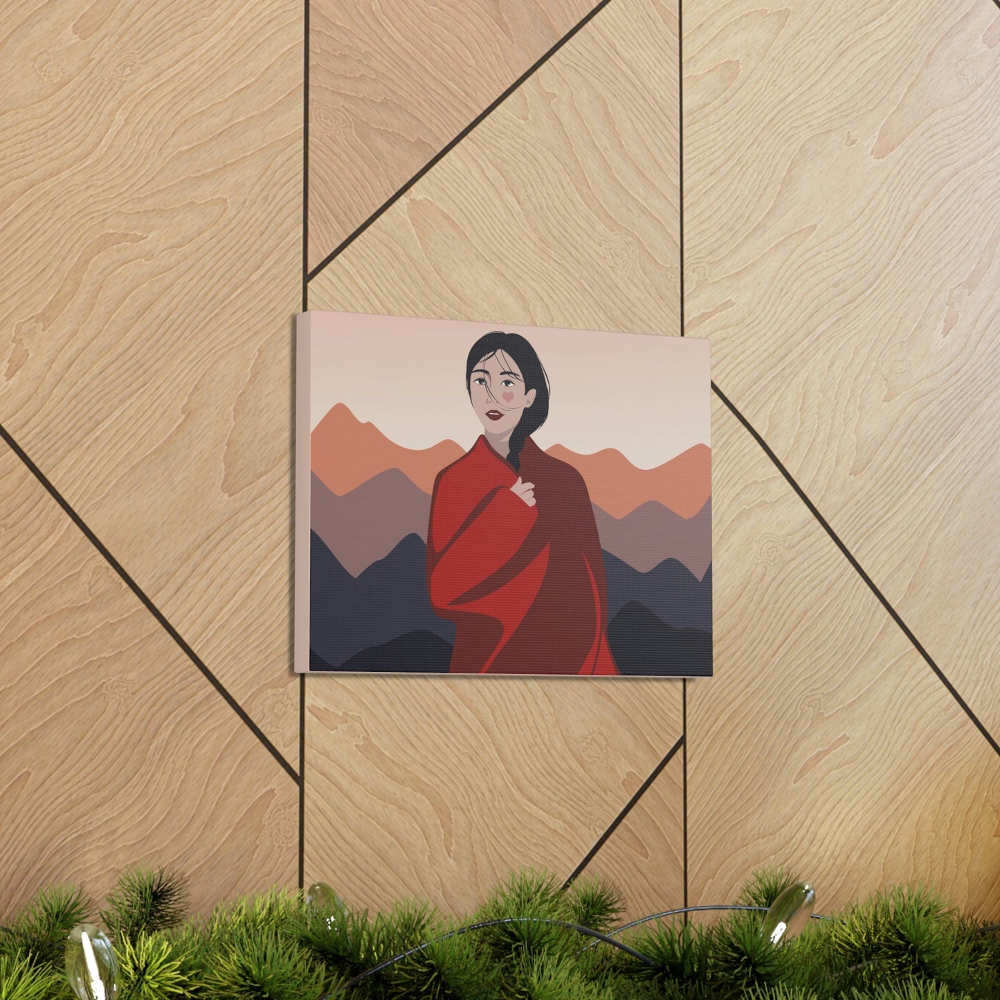 Stunning Woman in Traditional Japan Art Graphic Classic Art Canvas Gallery Wraps Ichaku [Perfect Gifts Selection]