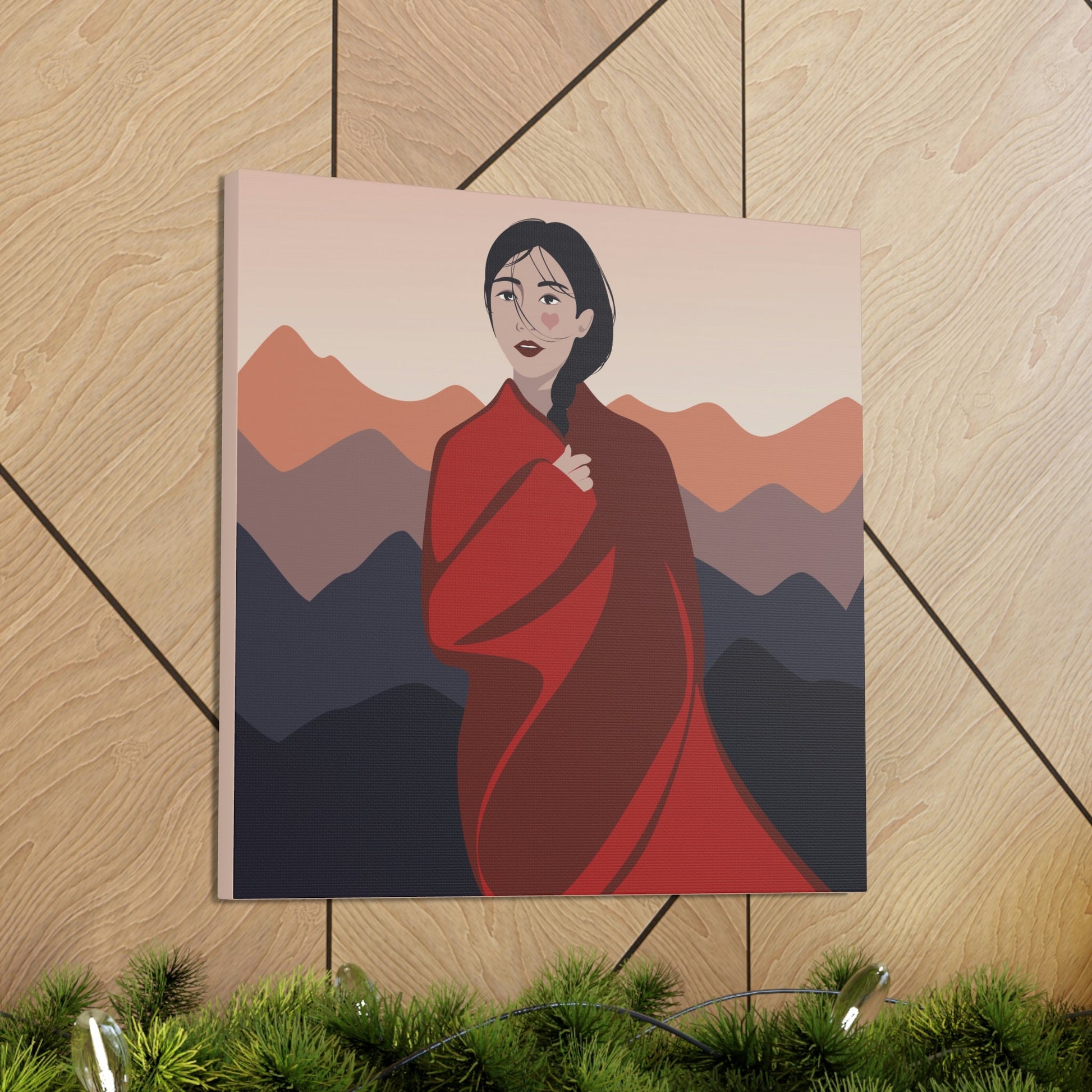 Stunning Woman in Traditional Japan Art Graphic Classic Art Canvas Gallery Wraps Ichaku [Perfect Gifts Selection]