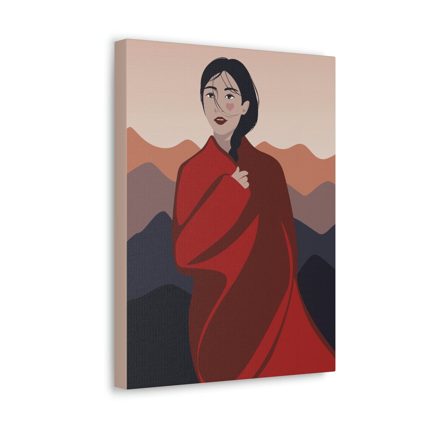 Stunning Woman in Traditional Japan Art Graphic Classic Art Canvas Gallery Wraps Ichaku [Perfect Gifts Selection]