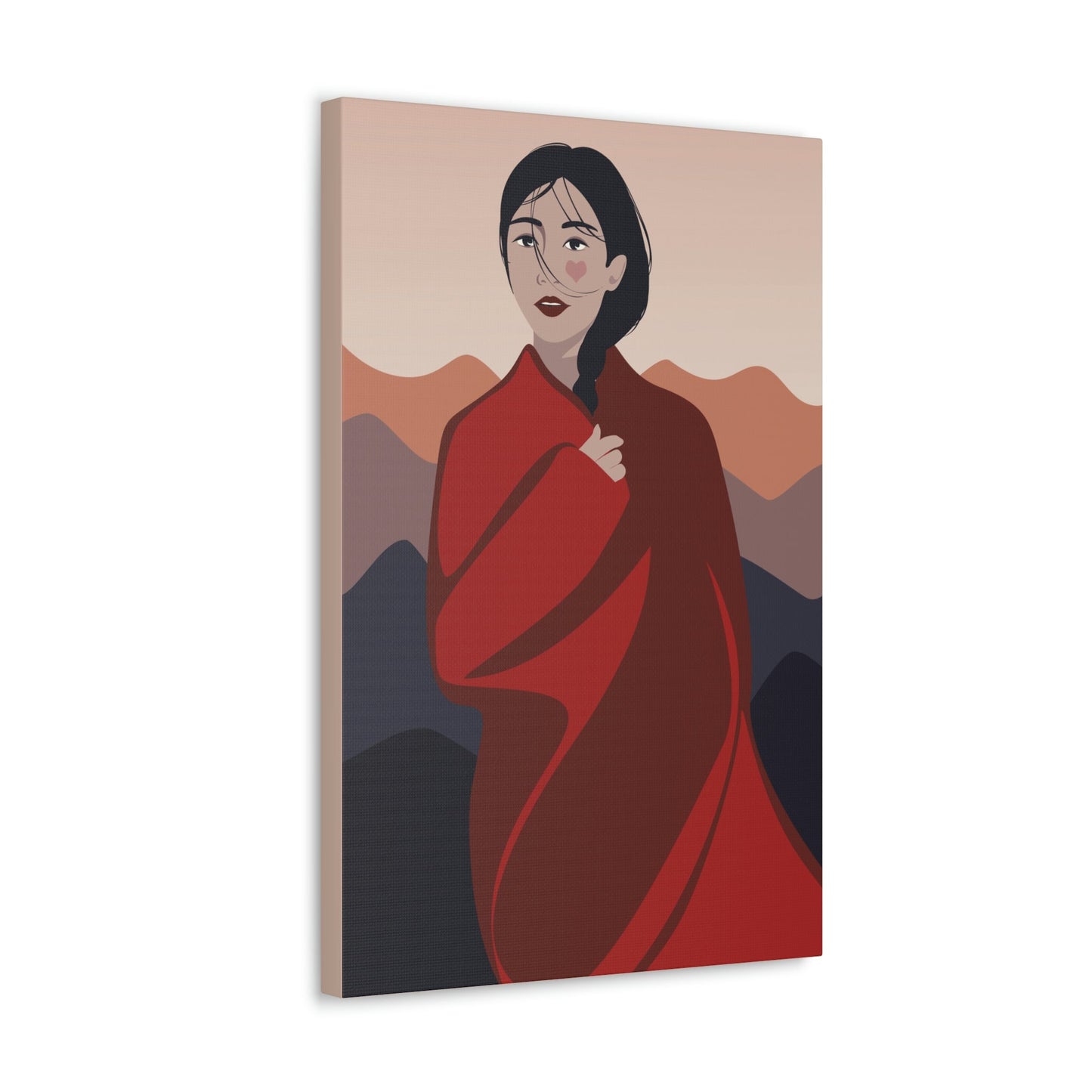 Stunning Woman in Traditional Japan Art Graphic Classic Art Canvas Gallery Wraps Ichaku [Perfect Gifts Selection]