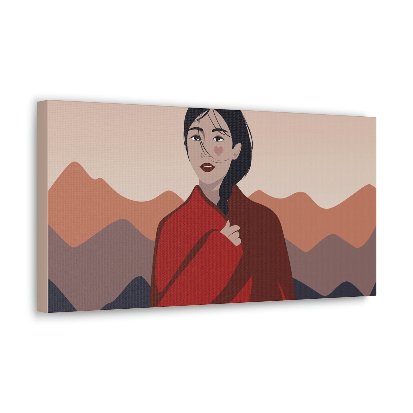 Stunning Woman in Traditional Japan Art Graphic Classic Art Canvas Gallery Wraps Ichaku [Perfect Gifts Selection]