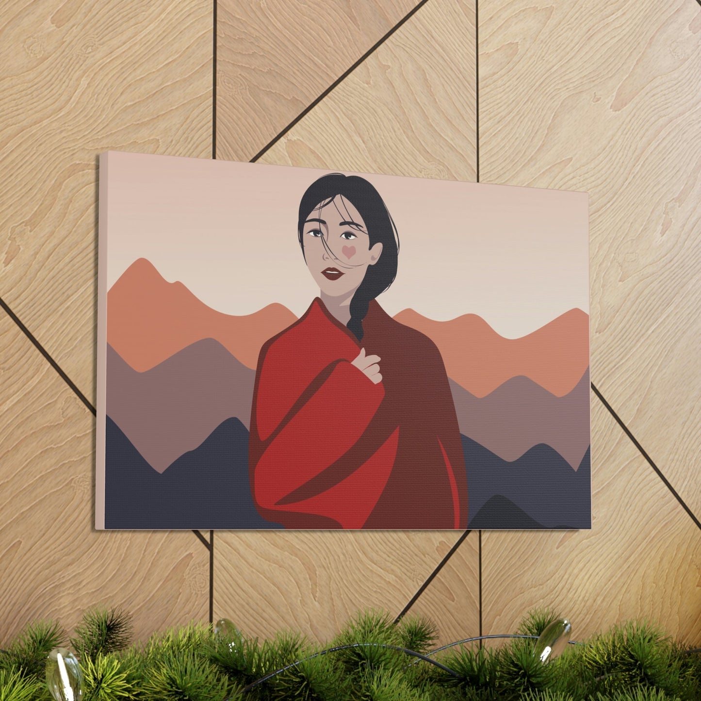 Stunning Woman in Traditional Japan Art Graphic Classic Art Canvas Gallery Wraps Ichaku [Perfect Gifts Selection]