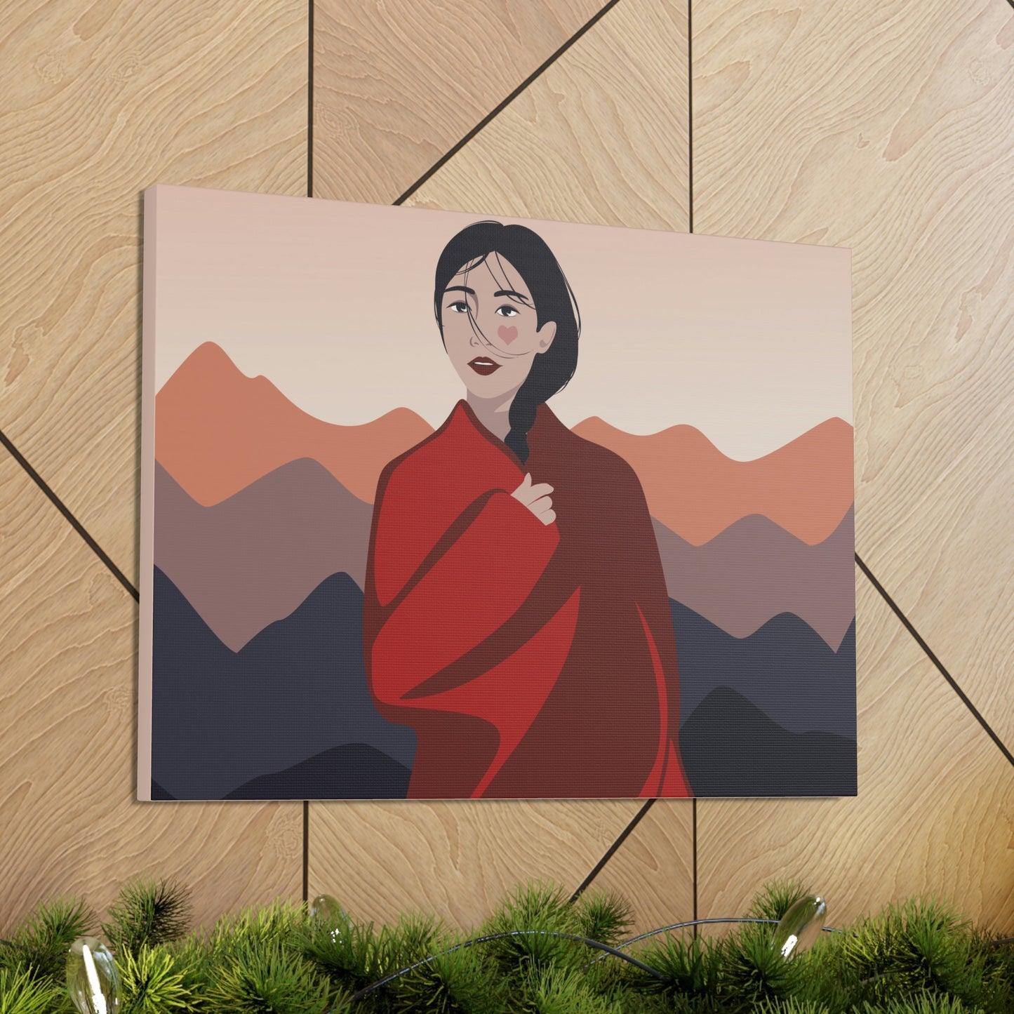 Stunning Woman in Traditional Japan Art Graphic Classic Art Canvas Gallery Wraps Ichaku [Perfect Gifts Selection]