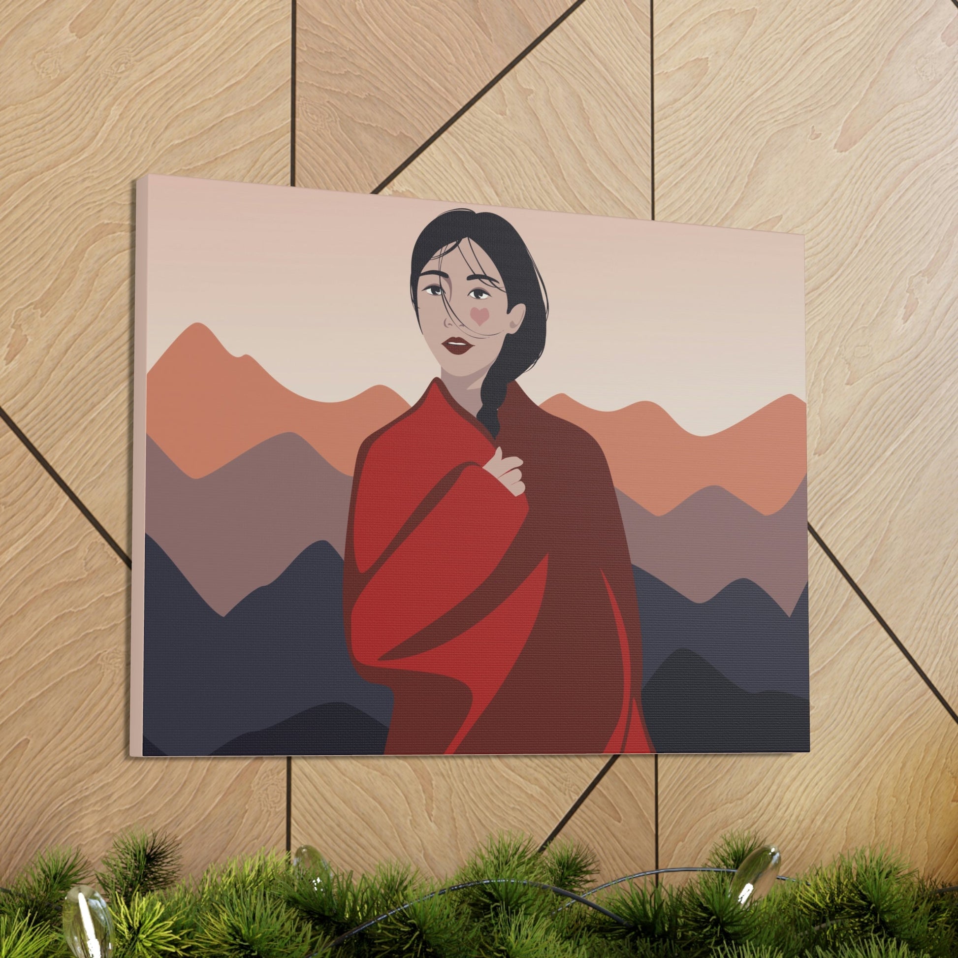 Stunning Woman in Traditional Japan Art Graphic Classic Art Canvas Gallery Wraps Ichaku [Perfect Gifts Selection]