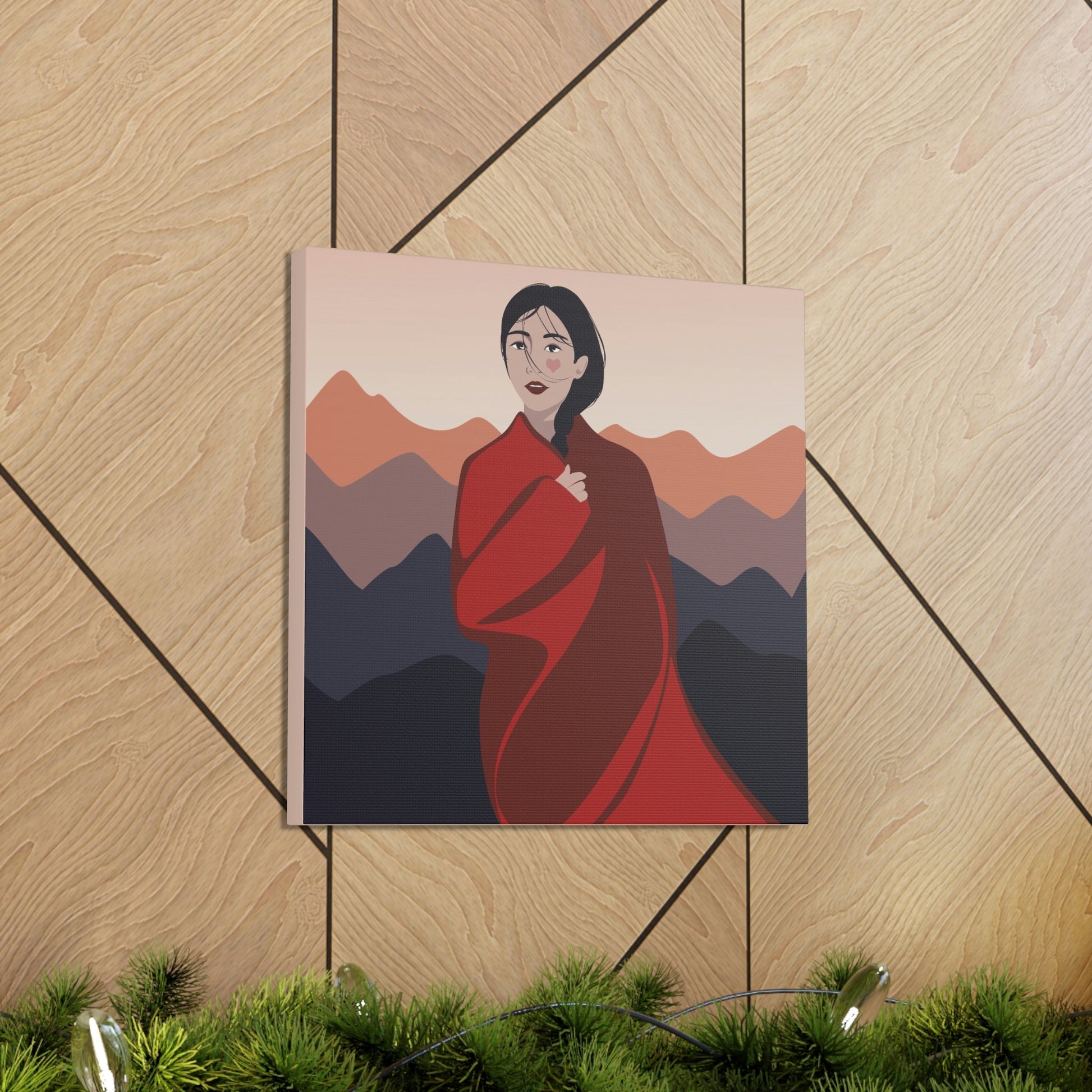 Stunning Woman in Traditional Japan Art Graphic Classic Art Canvas Gallery Wraps Ichaku [Perfect Gifts Selection]