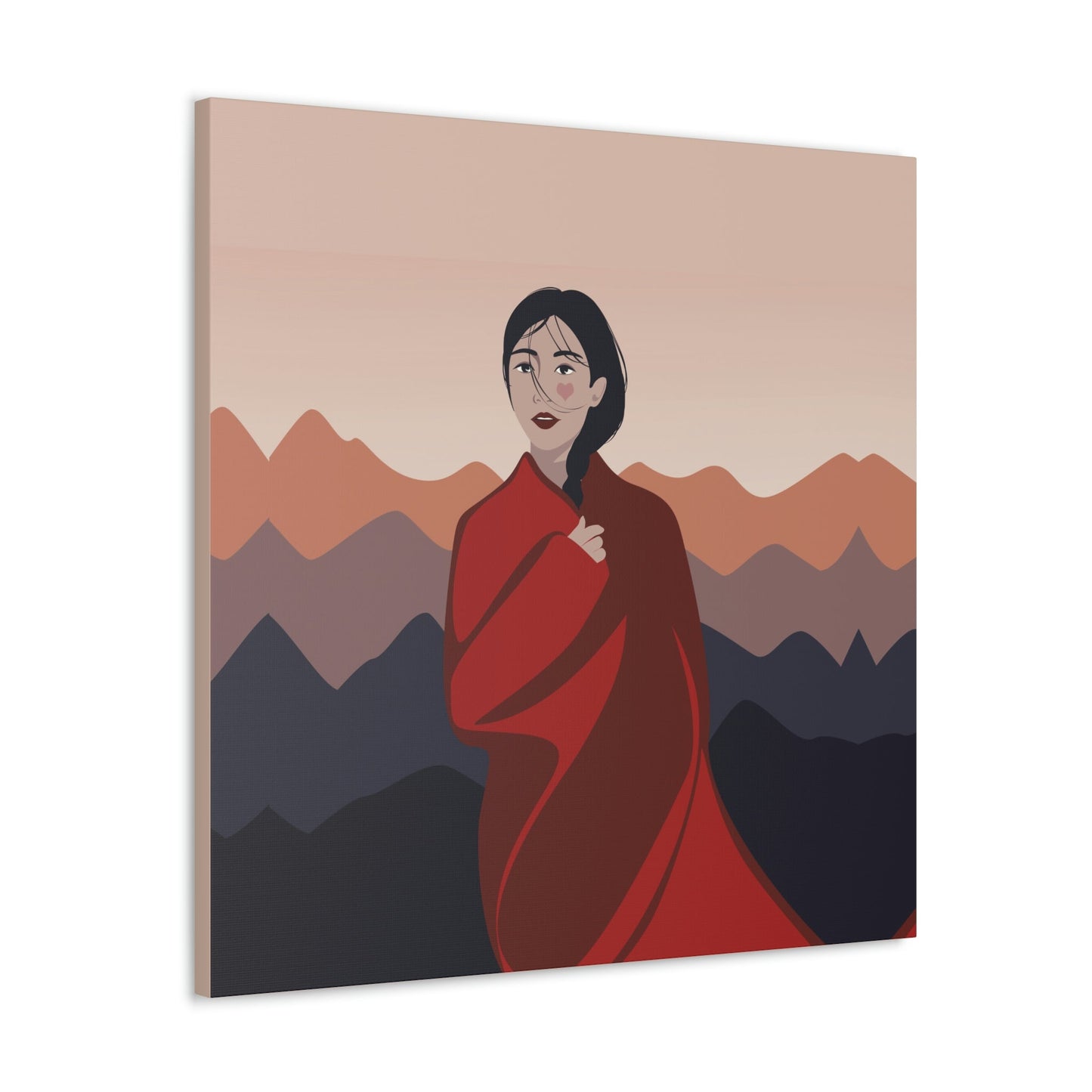 Stunning Woman in Traditional Japan Art Graphic Classic Art Canvas Gallery Wraps Ichaku [Perfect Gifts Selection]