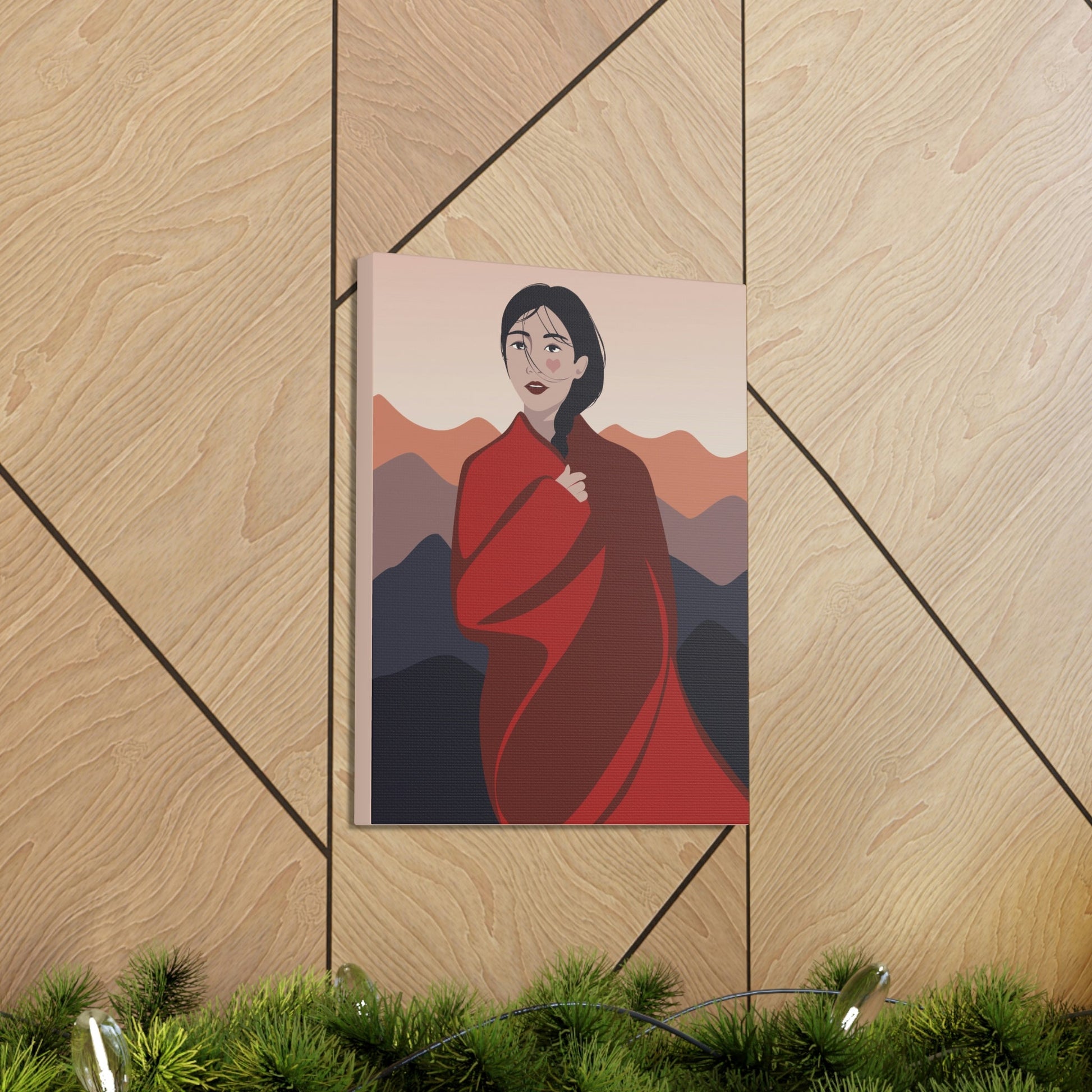 Stunning Woman in Traditional Japan Art Graphic Classic Art Canvas Gallery Wraps Ichaku [Perfect Gifts Selection]