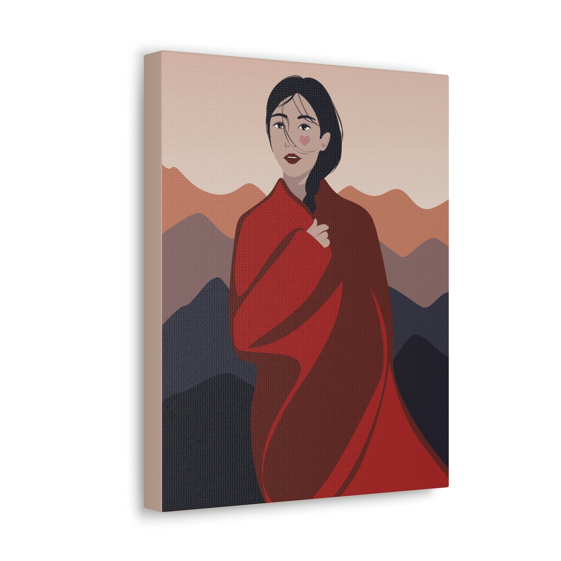 Stunning Woman in Traditional Japan Art Graphic Classic Art Canvas Gallery Wraps Ichaku [Perfect Gifts Selection]