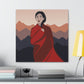 Stunning Woman in Traditional Japan Art Graphic Classic Art Canvas Gallery Wraps Ichaku [Perfect Gifts Selection]