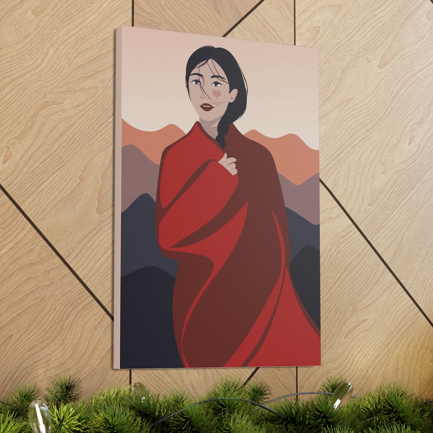 Stunning Woman in Traditional Japan Art Graphic Classic Art Canvas Gallery Wraps Ichaku [Perfect Gifts Selection]