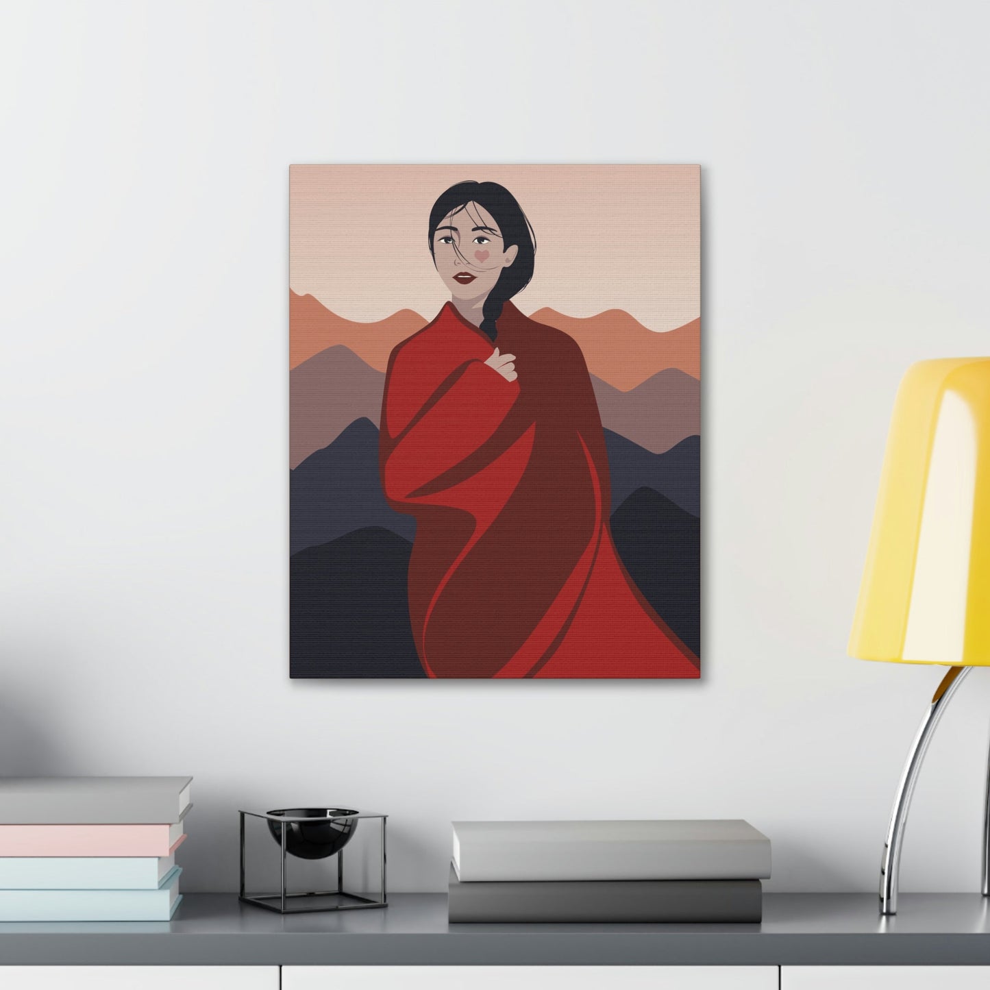 Stunning Woman in Traditional Japan Art Graphic Classic Art Canvas Gallery Wraps Ichaku [Perfect Gifts Selection]