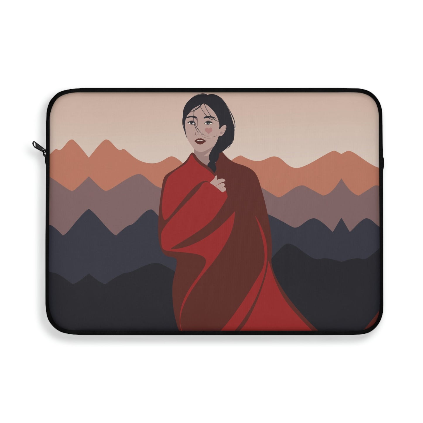 Stunning Woman in Traditional Japan Art Graphic Laptop Sleeve Ichaku [Perfect Gifts Selection]