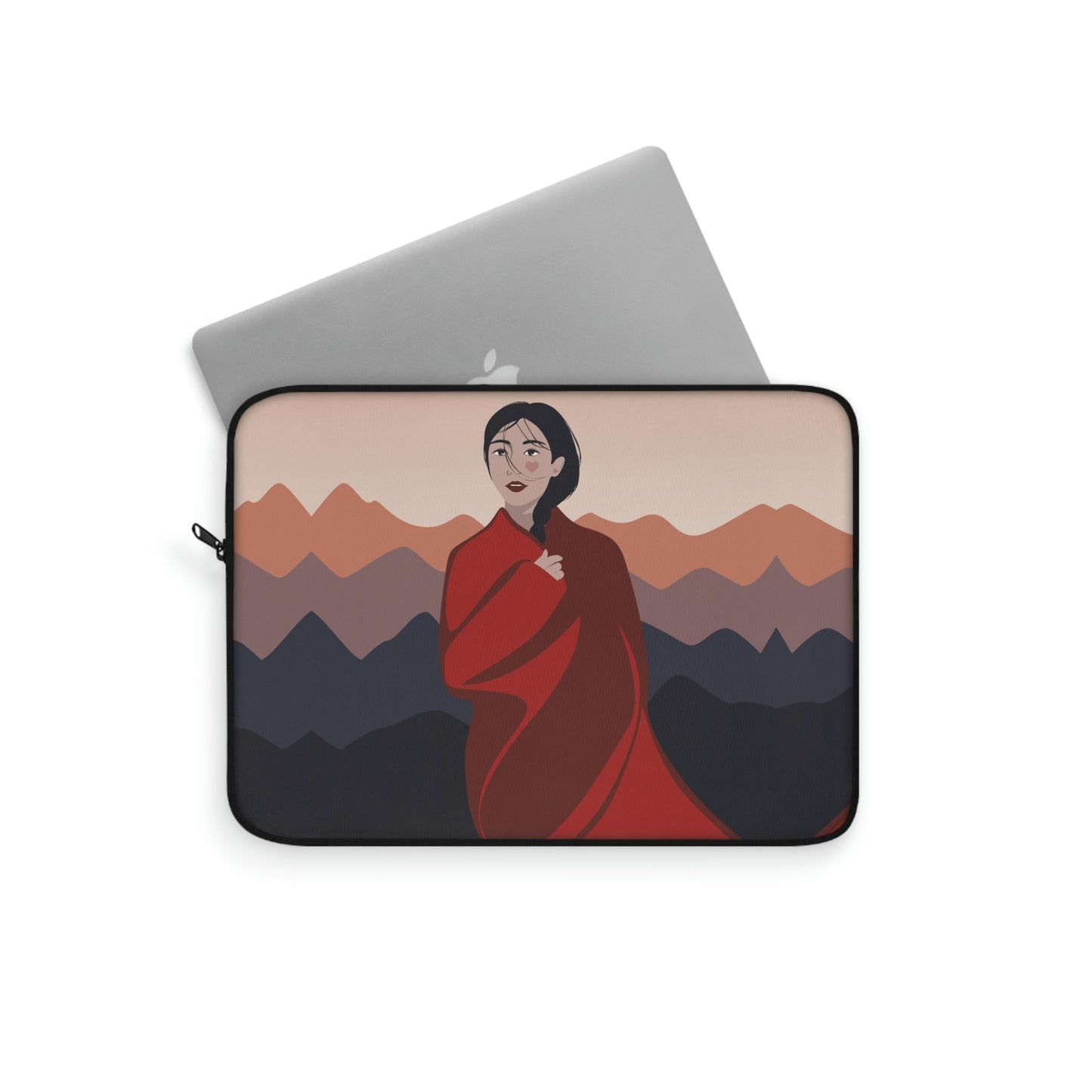 Stunning Woman in Traditional Japan Art Graphic Laptop Sleeve Ichaku [Perfect Gifts Selection]