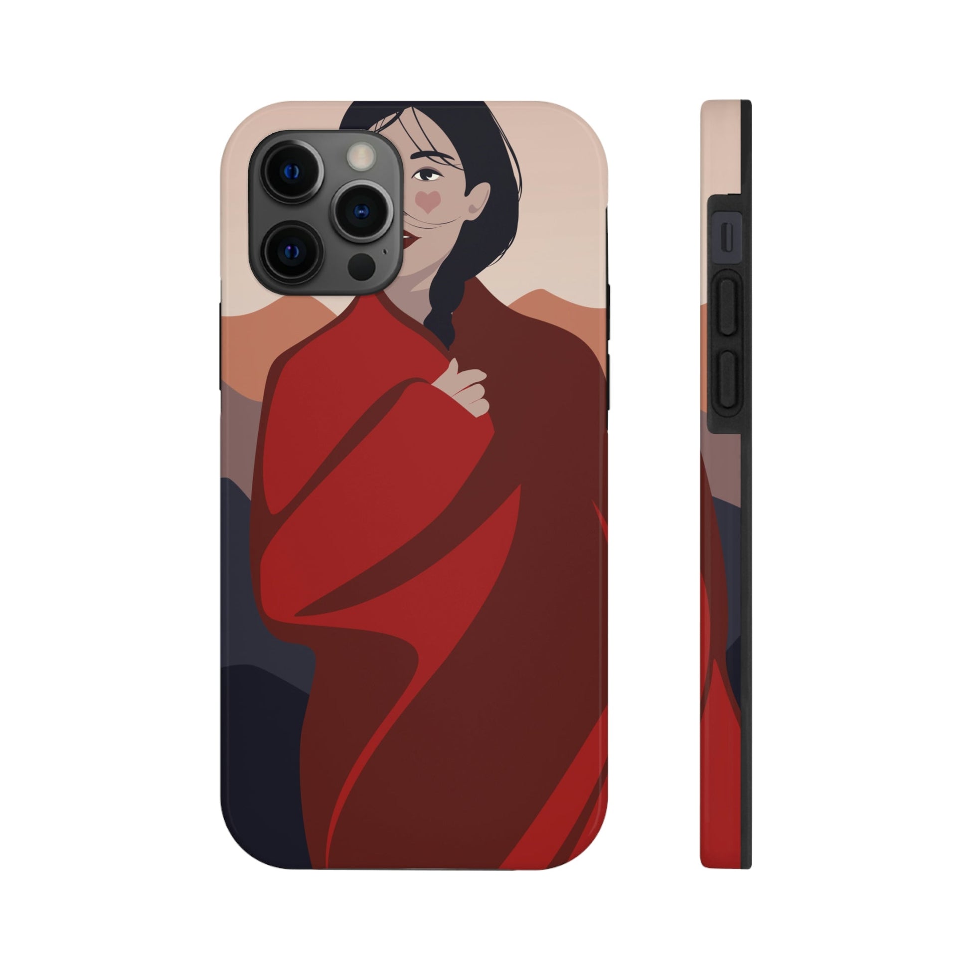 Stunning Woman in Traditional Japan Art Tough Phone Cases Case-Mate Ichaku [Perfect Gifts Selection]