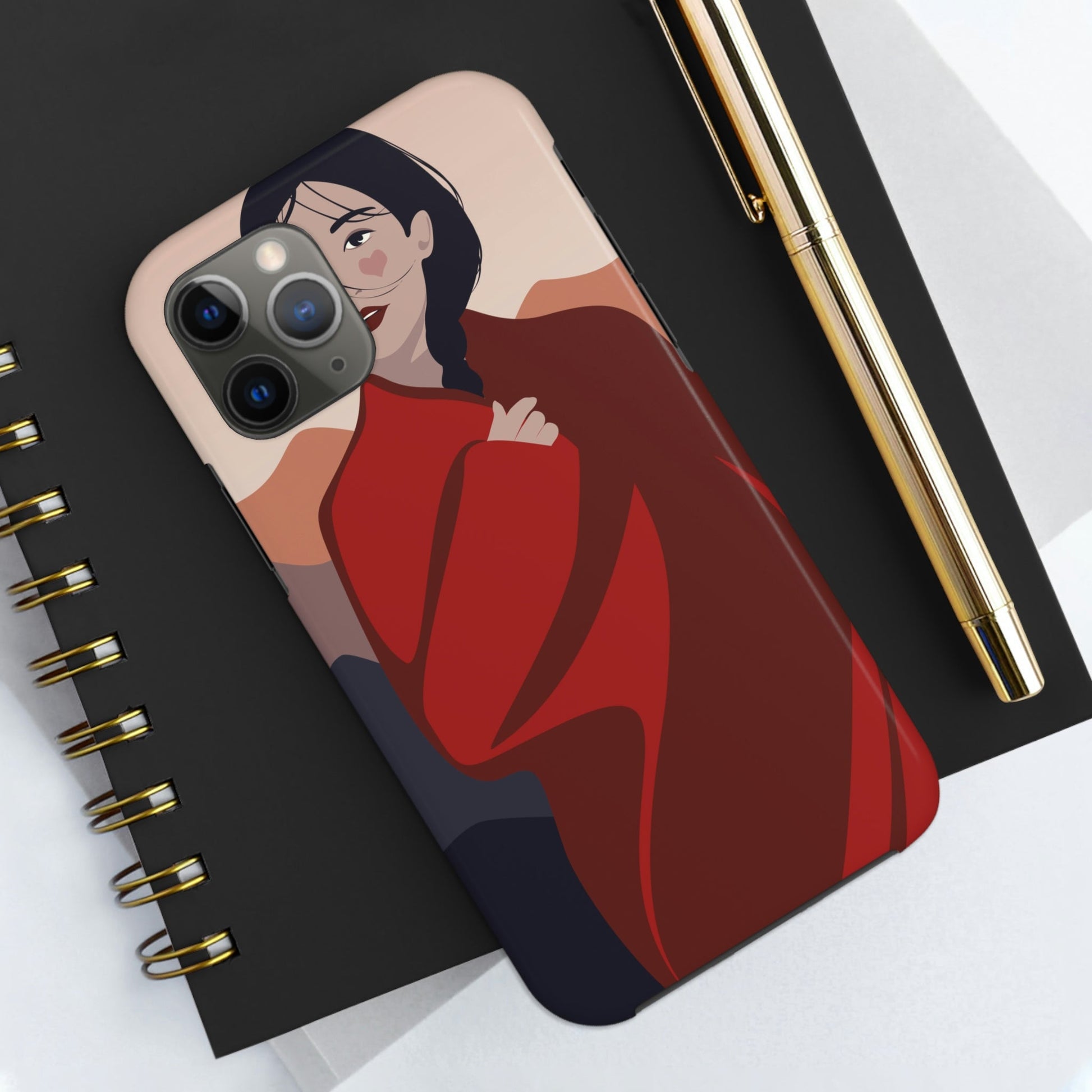Stunning Woman in Traditional Japan Art Tough Phone Cases Case-Mate Ichaku [Perfect Gifts Selection]