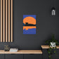 Sunset Black Cat Aesthetic Relaxed Aesthetic Minimalist Classic Art Canvas Gallery Wraps Ichaku [Perfect Gifts Selection]