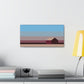 Sunset House Minimalist Abstract Art Landscape Minimal Design Aesthetic Classic Art Canvas Gallery Wraps Ichaku [Perfect Gifts Selection]