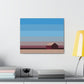 Sunset House Minimalist Abstract Art Landscape Minimal Design Aesthetic Classic Art Canvas Gallery Wraps Ichaku [Perfect Gifts Selection]