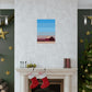 Sunset House Minimalist Abstract Art Landscape Minimal Design Premium Matte Vertical Posters Ichaku [Perfect Gifts Selection]