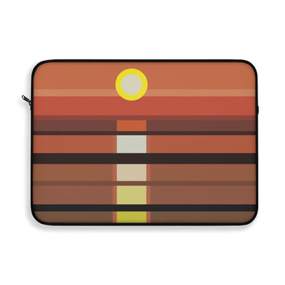 Sunset Minimal Art Landscape Water Aesthetics Laptop Sleeve Ichaku [Perfect Gifts Selection]